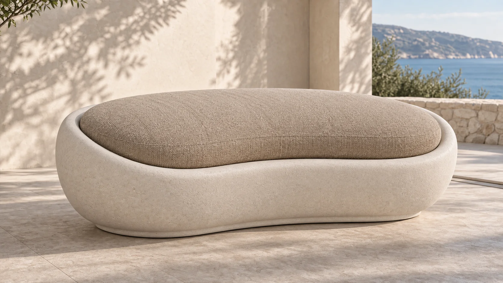 COVE OTTOMAN — Scene