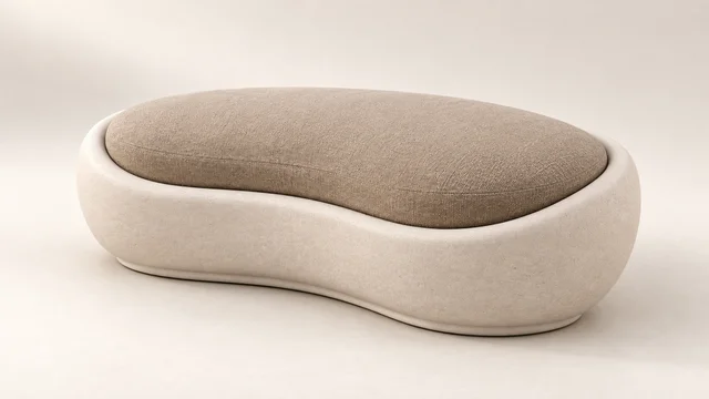 COVE OTTOMAN — Right ¾