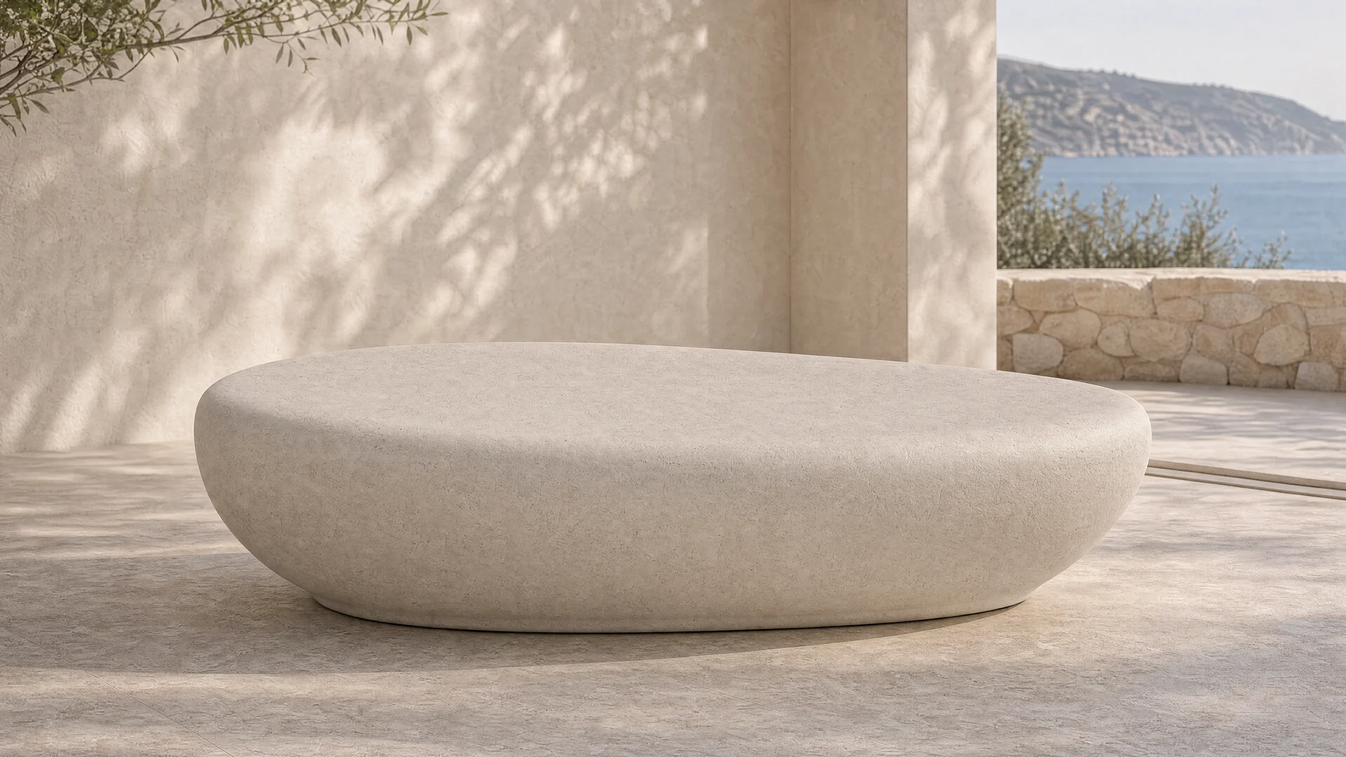 PEBBLE COFFEE TABLE — Scene