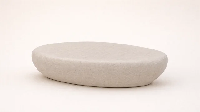 PEBBLE COFFEE TABLE — Right ¾