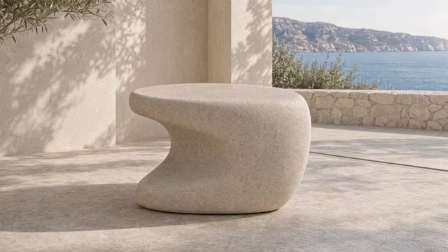 PEBBLE SIDE TABLE — Scene