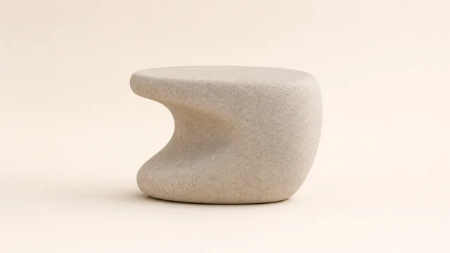 PEBBLE SIDE TABLE — Front